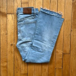 Madewell Cali Demi Boot - light wash - size 24 - gently worn